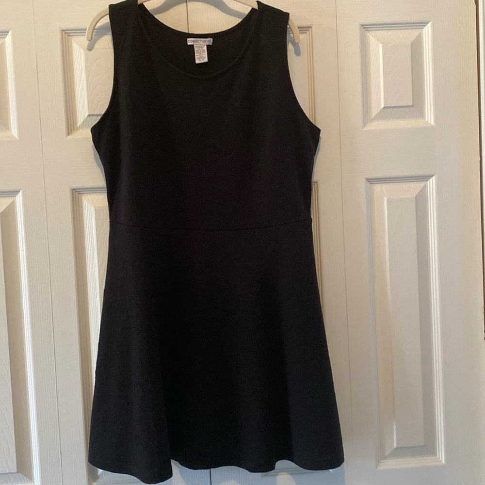 Flower Embossed Tank Dress